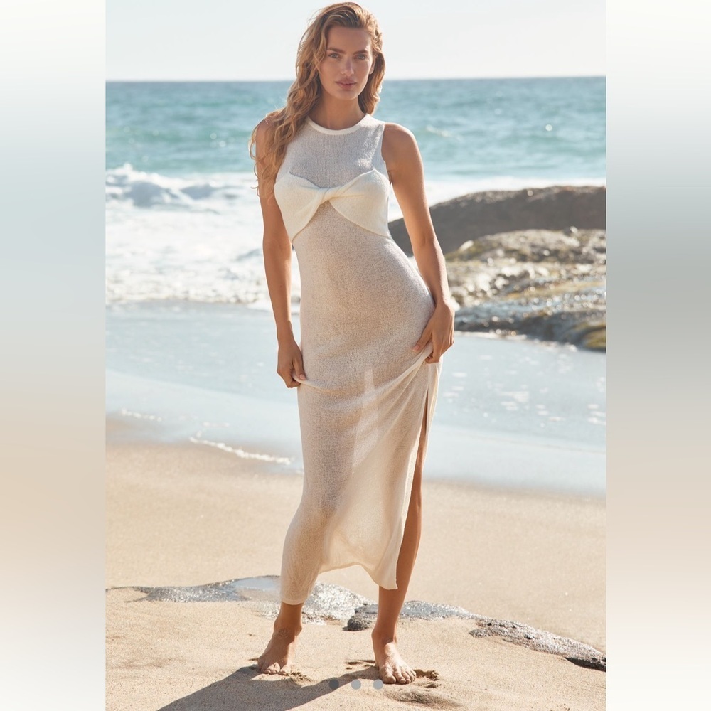 NWT Sunday in Brooklyn Twist-Front Maxi Dress